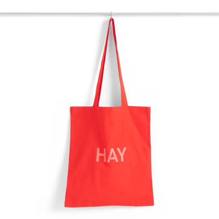 HAY TOTE BAG red