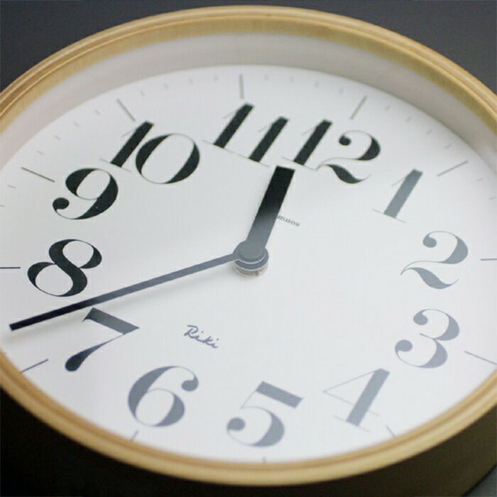 壁掛けフック特典付】Lemnos RIKI CLOCK RC ／ レムノス リキ
