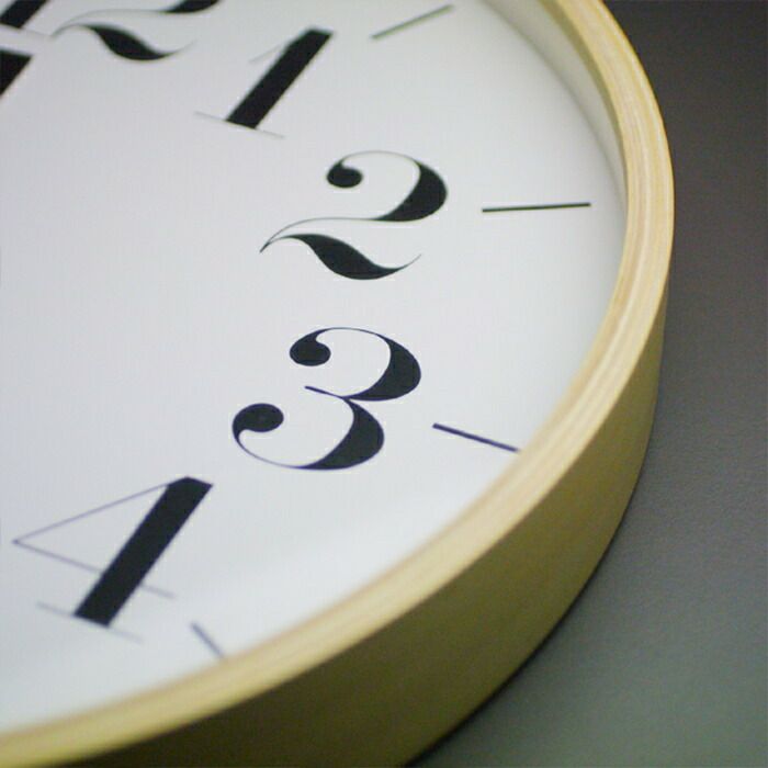 Lemnos Riki Clock ｜ WR20-02 ｜ 電波式掛け時計 Lemnos 特典付 レムノス 掛け時計 リキクロック 電波時計 WR20