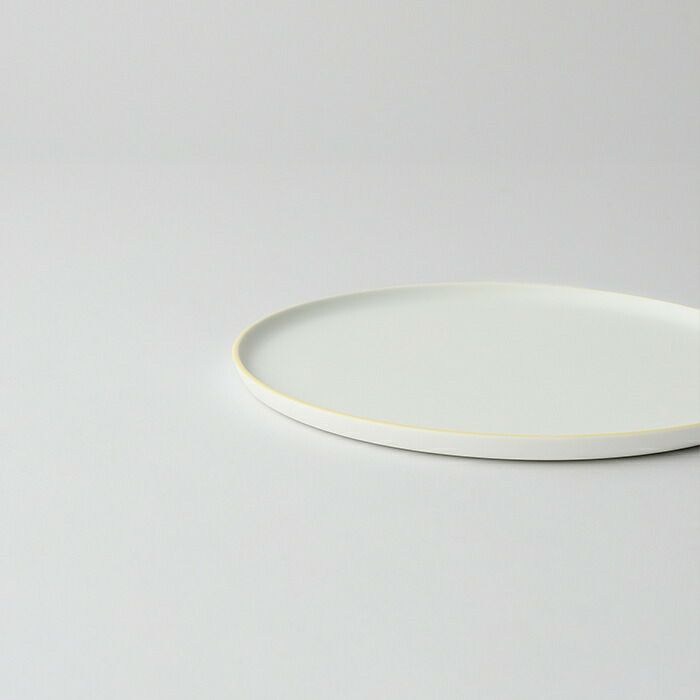 S&BFlatPlate220PlainWhite/Yellow