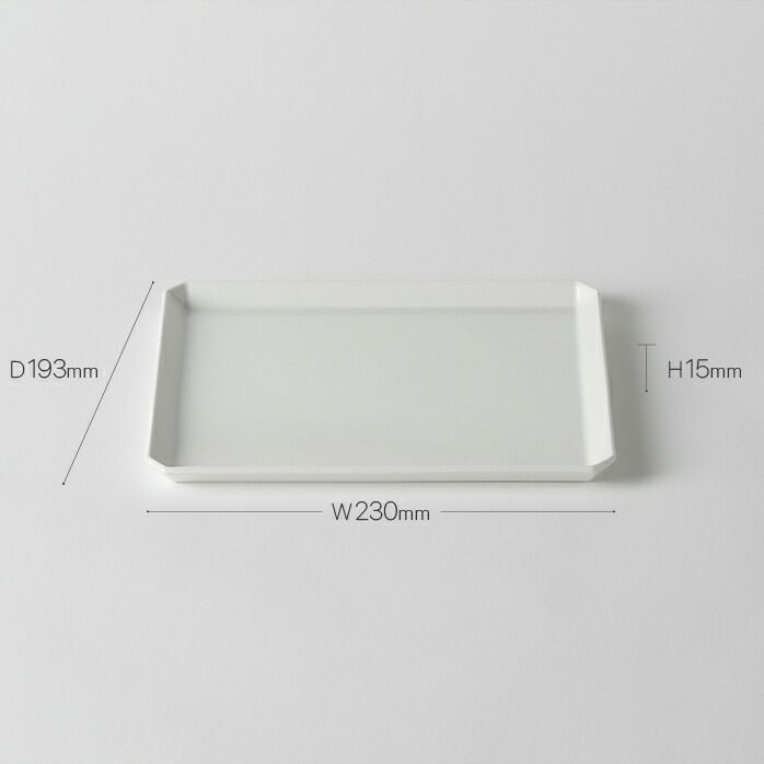 TYSquarePlate235White