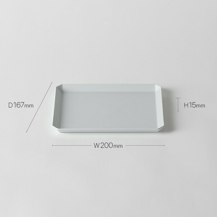 TYSquarePlate200Gray