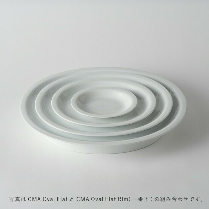 CMAOvalFlat140White