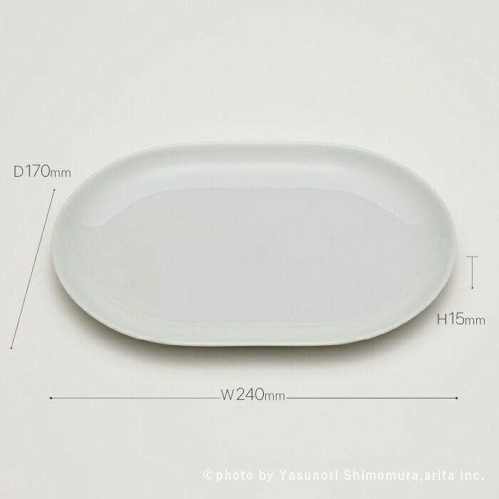 SD（StefanDiez）OvalPlate240White