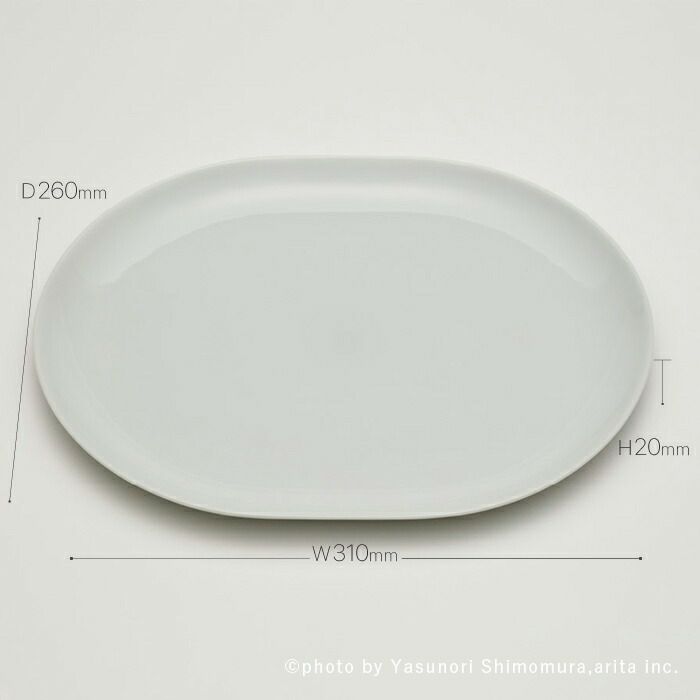 SD（StefanDiez）OvalPlate310White