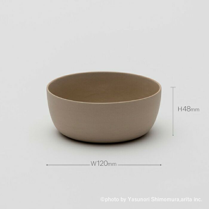 KN（KirstievanNoort）Bowl120GreyClay