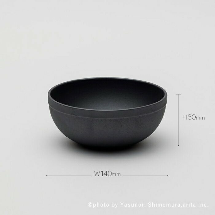 TY（TeruhiroYanagihara）Bowl140Black