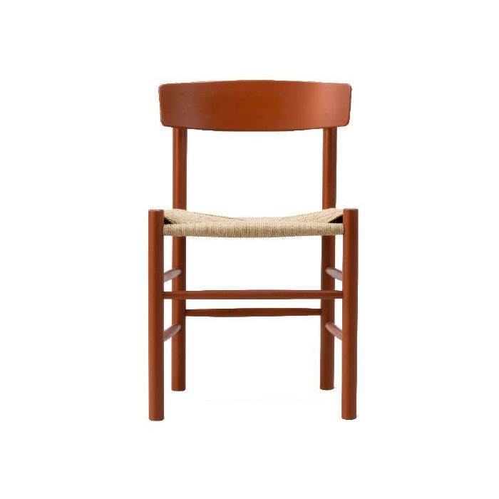 Fredericia（フレデリシア）/J39/Mogensen Chair（モーエンセンチェア）/ヘリテージレッド/SH46.5/ビーチ材/ラッカー仕上げ/ナチュラルペッパーコード  お取り寄せ（約7～8か月（受注生産品）） | fremtiden