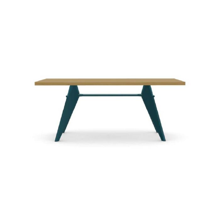 Vitra（ヴィトラ）/EM Table（EM テーブル）/ダイニングテーブル/ナチュラルオーク/ラッカー仕上げ/ブルーディナスティ/W180×D90cm【納期】2～3週間（メーカー欠品時除く）  | fremtiden