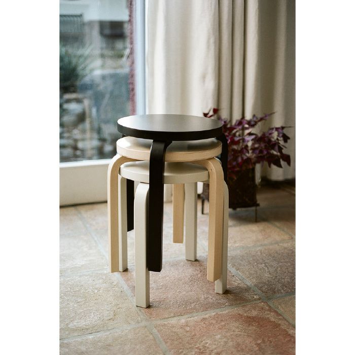 Artek/STOOL E60/スツールE60/バーチ材/ナチュラルラッカー